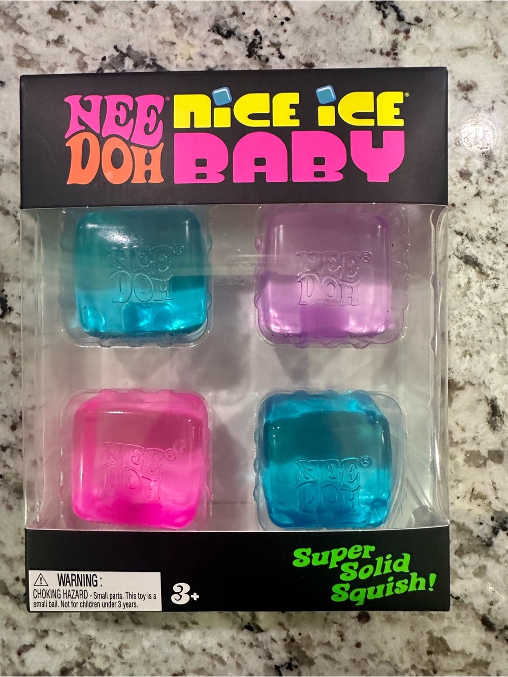 🧊✨ Authentic NeeDoh Nice Ice Baby – 4-Pack! ✨🧊